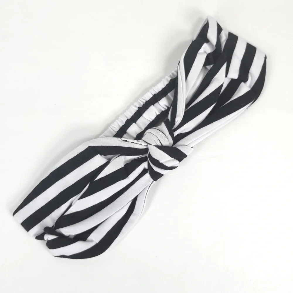 NWT LELE SADOUGHI SET‎ of 2 Betty Headbands Black & White LSHA376BW One Size